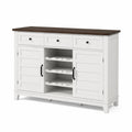 Credenza in Legno con Ripiano in Legno Massello