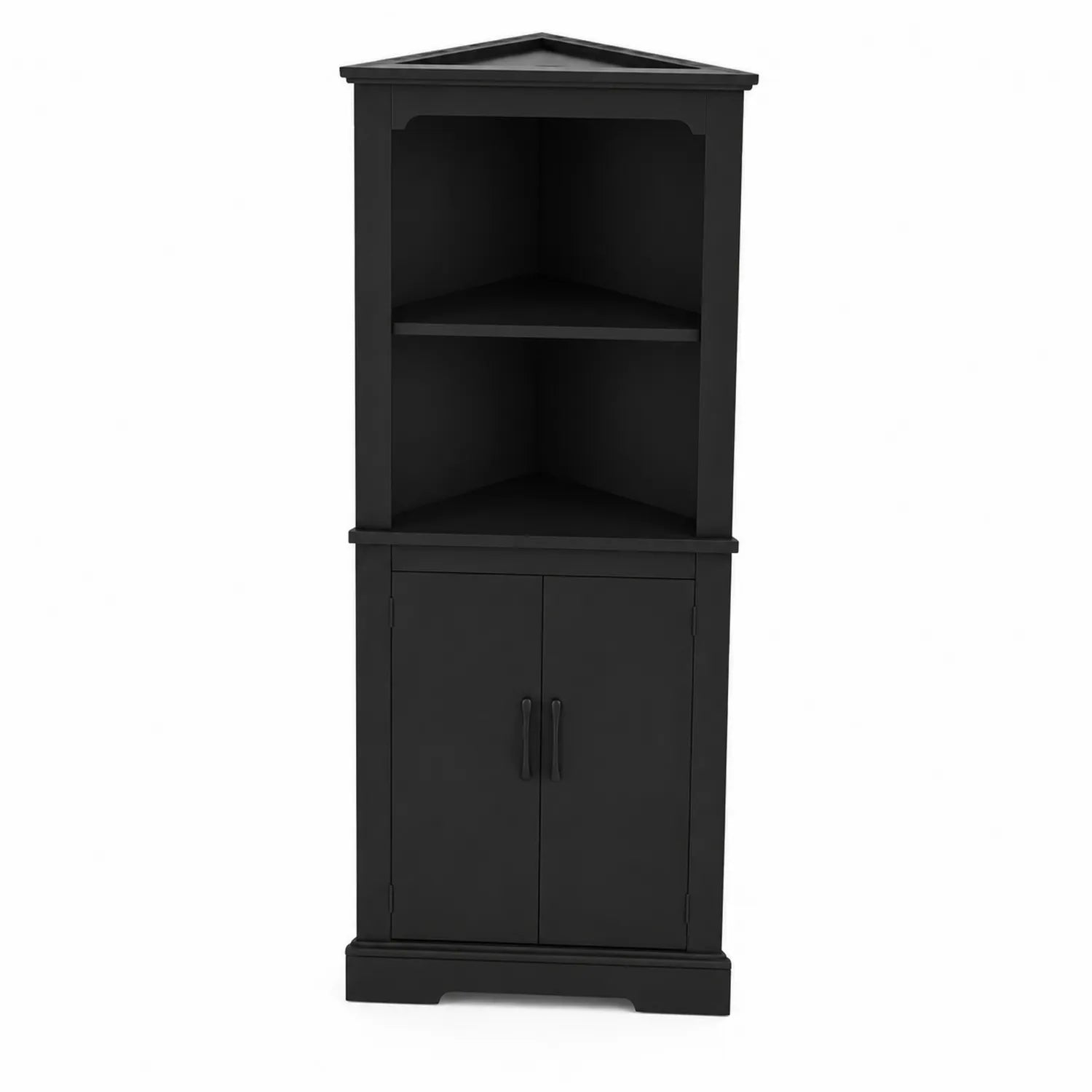 Mobile Angolare in Legno Nero