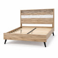 Letto matrimoniale in legno di quercia 200x160 cm
